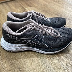 ASICS gel excite 7 grey and pink size 8